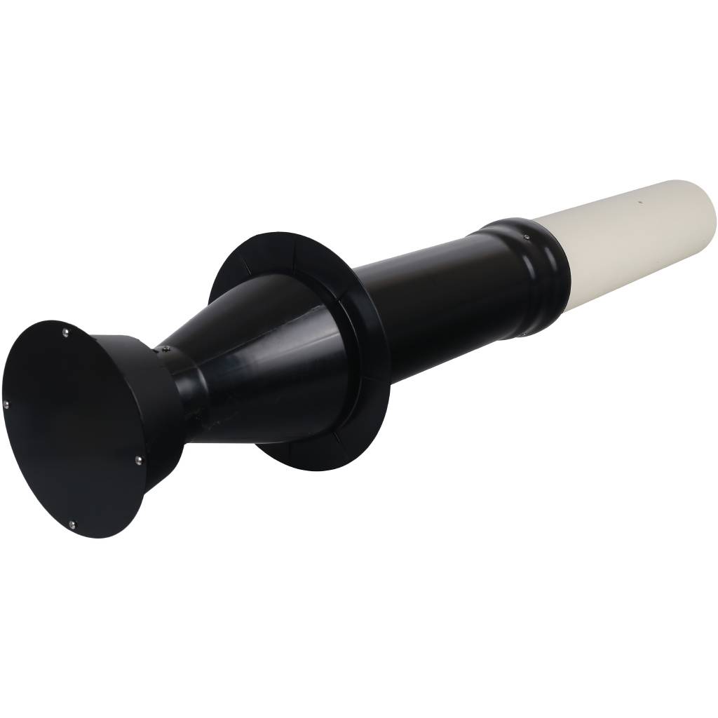 Вертикальный наконечник Baxi для коаксиальной трубы полипропиленовый, диам. 80/125 мм, HT