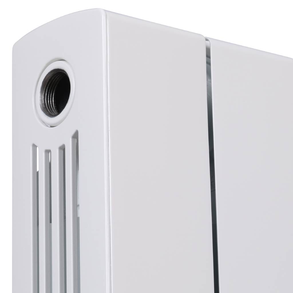 Радиатор биметаллический RIFAR SUPReMO 500 6 секций боковое подключение (белый RAL 9016), 4RS50-6