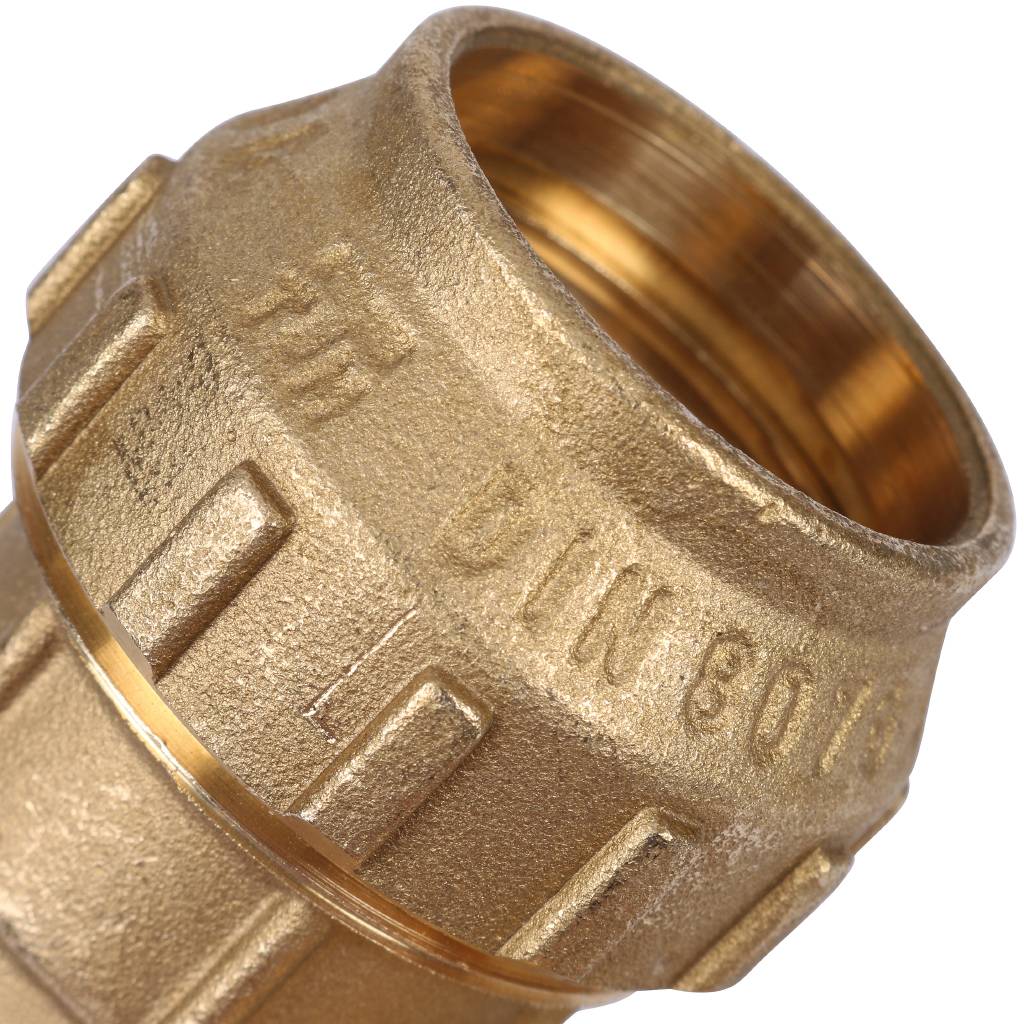 Угольник TIEMME 32х32 для труб ПНД винтовой, 3400003