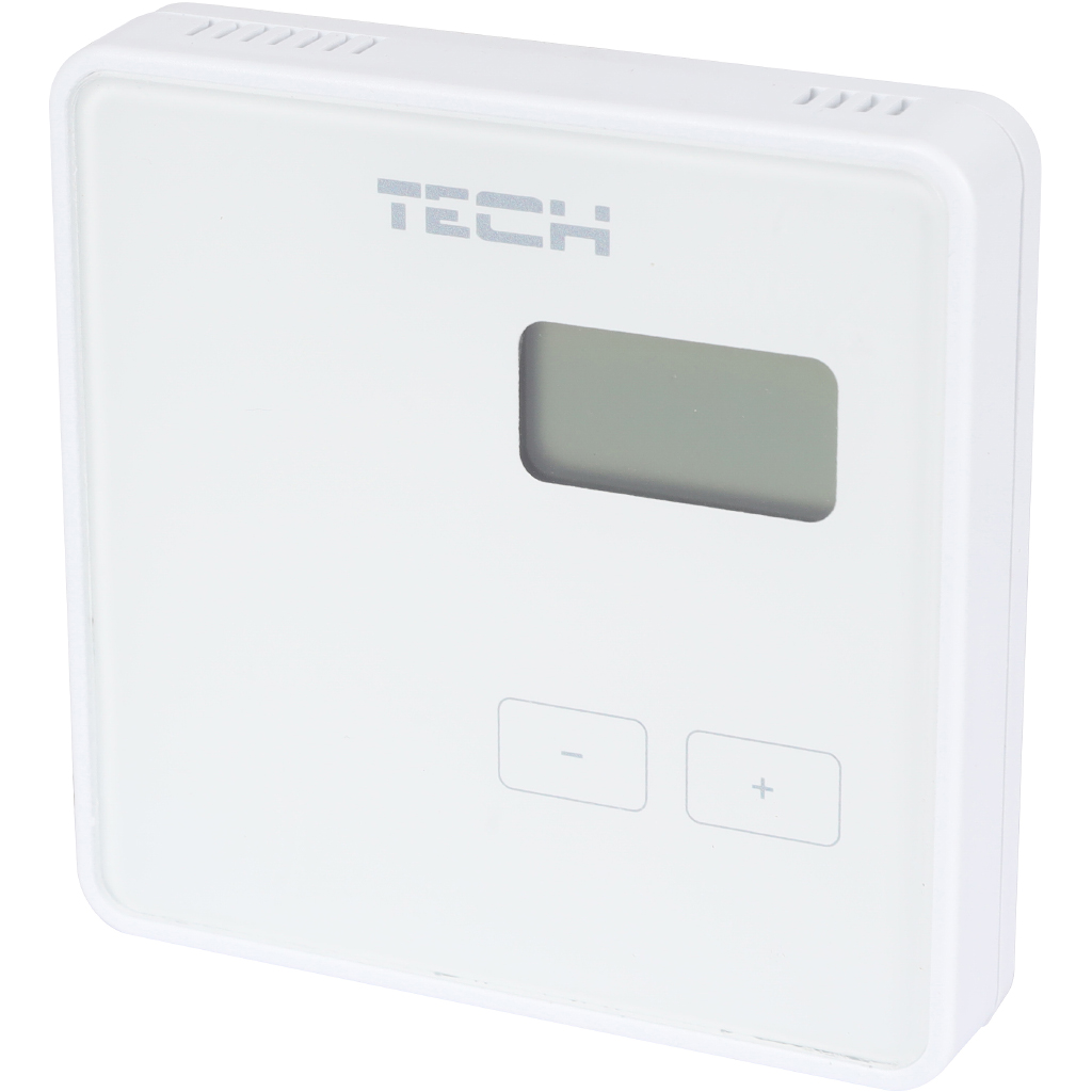 Проводной комнатный терморегулятор белый TECH R-9b, WG.11.0544