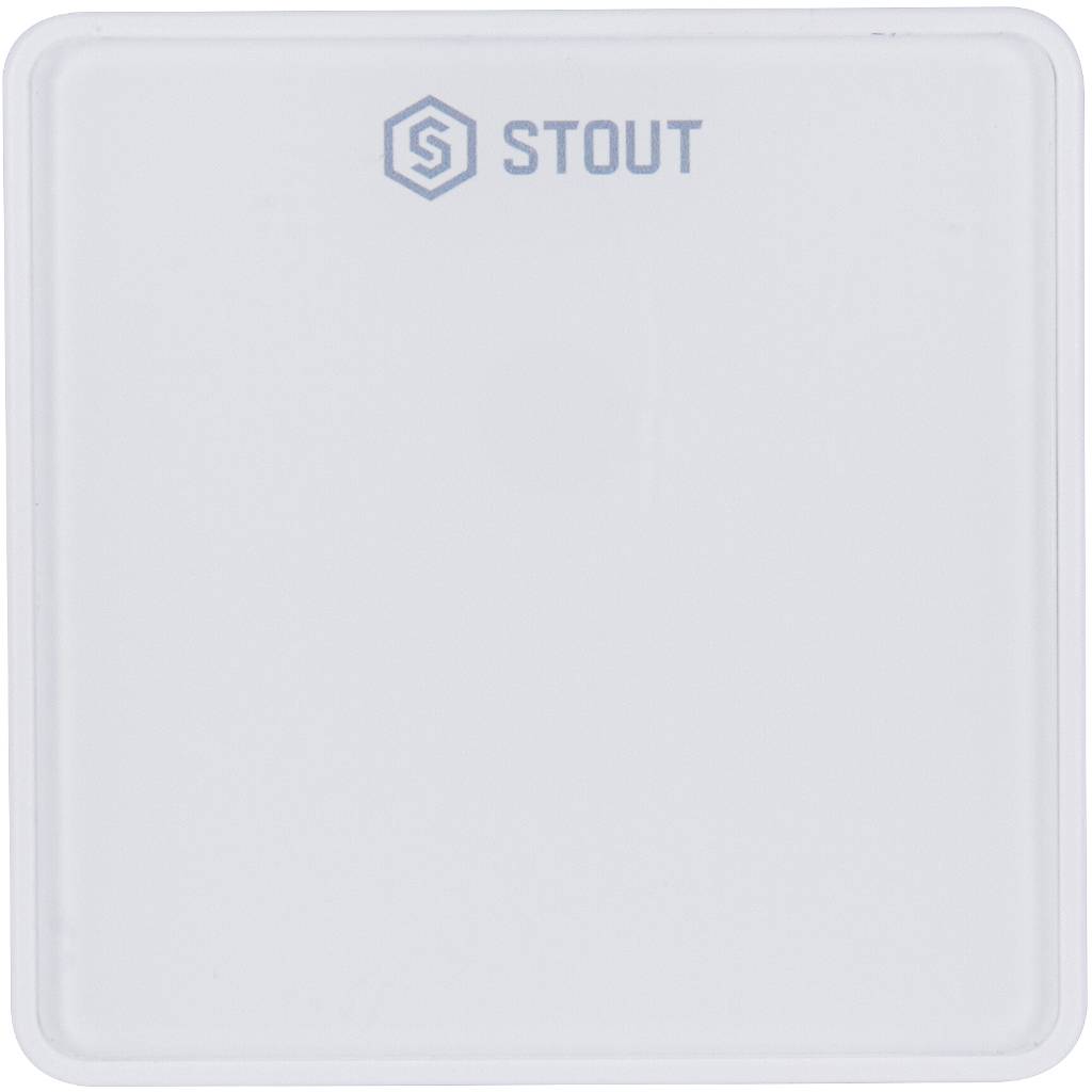 Беспроводной комнатный датчик STOUT C-8r, белый