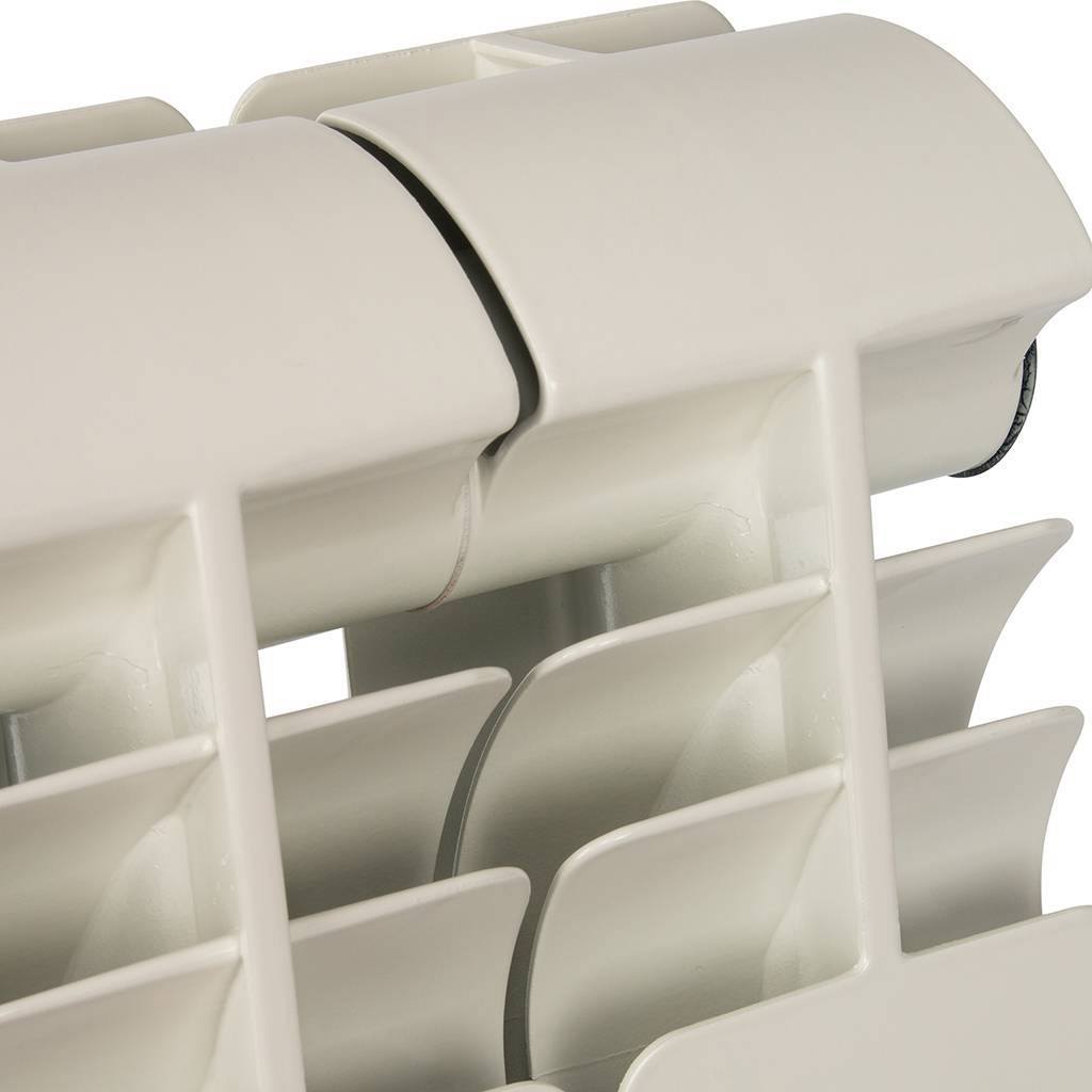 Радиатор алюминиевый Global ISEO 500 6 секций боковое подключение (белый RAL 9010), IS05001006