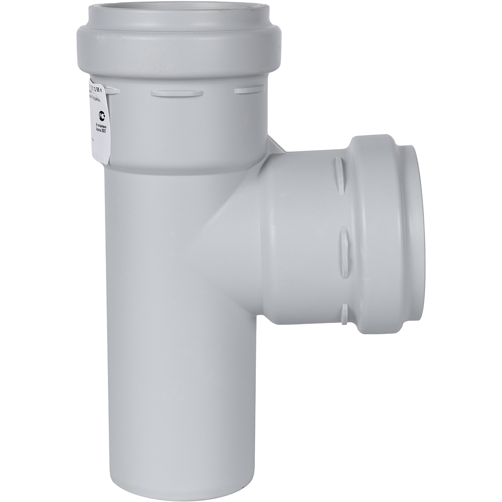 Тройник канализационный бесшумный STOUT D58x58/ 87,5°, SKB-0016-585887