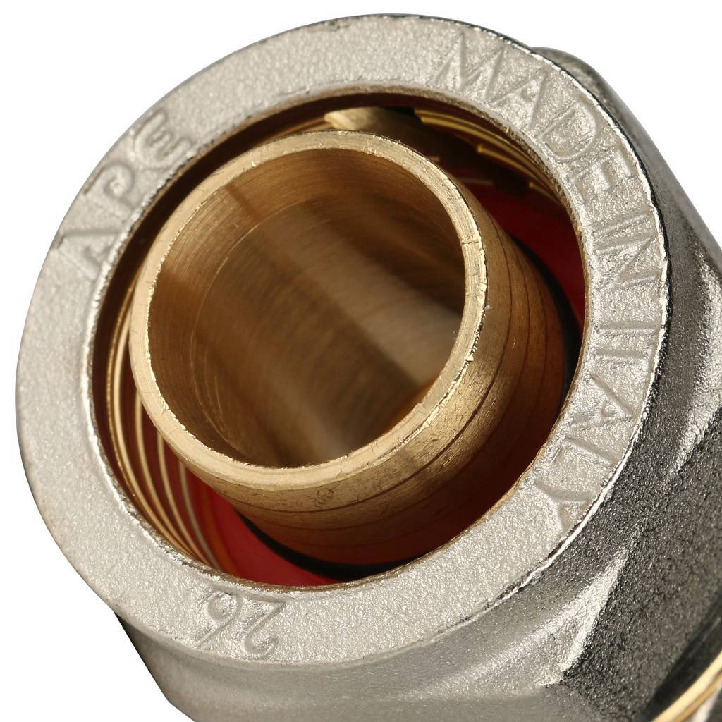 Переходник STOUT с наружной резьбой 3/4 х26 для металлопластиковых труб винтовой, SFS-0001-003426