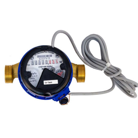 Счетчик холодной воды Тепловодомер с импульсным выходом ВСХД-15-02 (110ММ) IP68, R111-015-223-B68