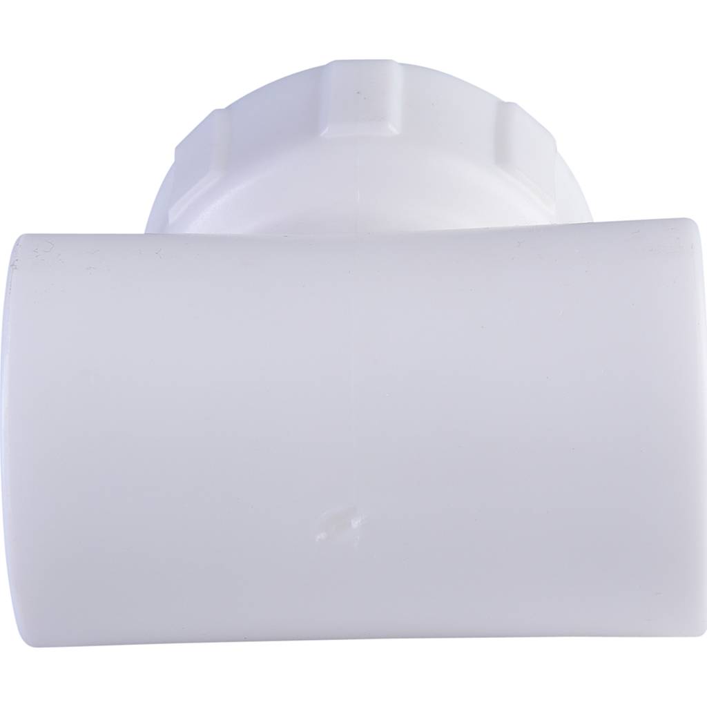 Тройник Политэк 32x1 с наружной резьбой для полипропиленовых труб под сварку (цвет белый)