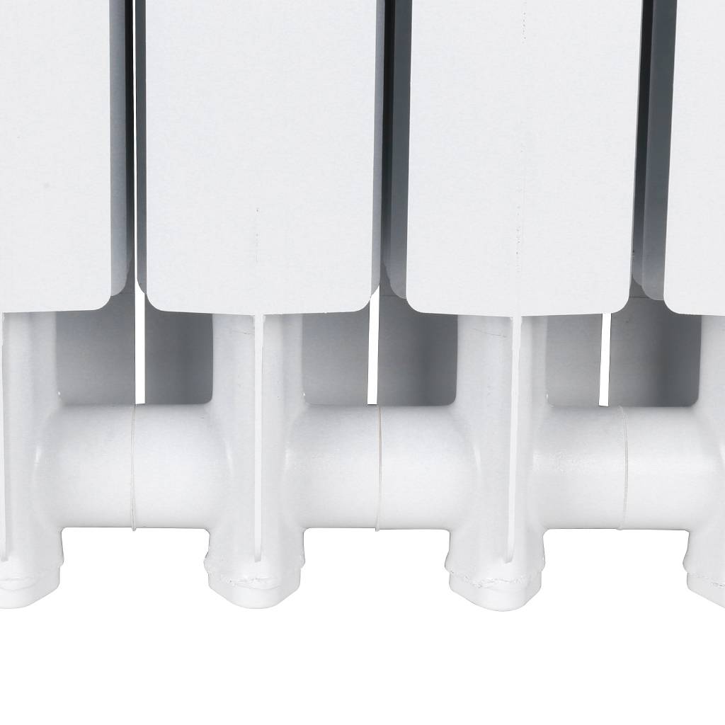 Радиатор алюминиевый Global VOX- R 500 14 секций нижнее правое подключение (белый RAL 9010), 169533