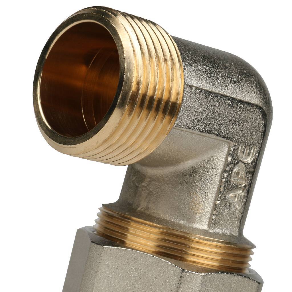 Угольник-переходник STOUT с наружной резьбой 1 x32 для металлопластиковых труб винтовой, SFS-0006-000132