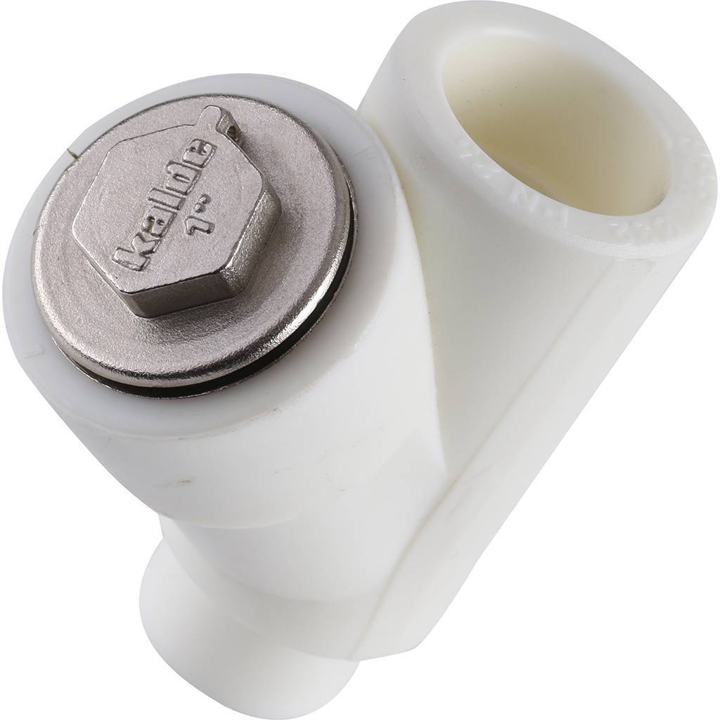 Герметичный фильтр Kalde 32 (ВН-НР) (соединение муфта-муфта) для полипропиленовых труб под сварку (цвет белый), 3222-fls-320000