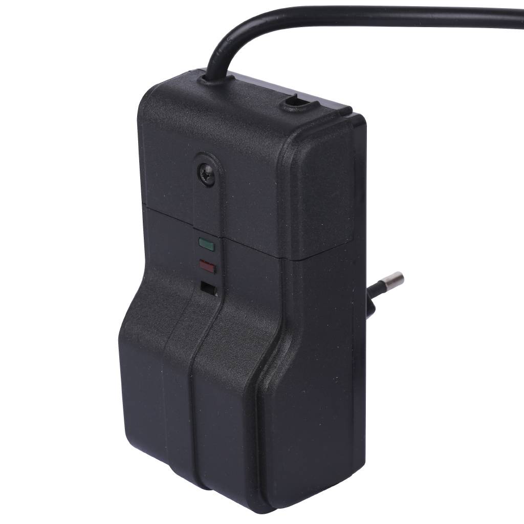 Комнатный двухпозиционный  регулятор цветной (стекло 2мм) белый TECH ST-283