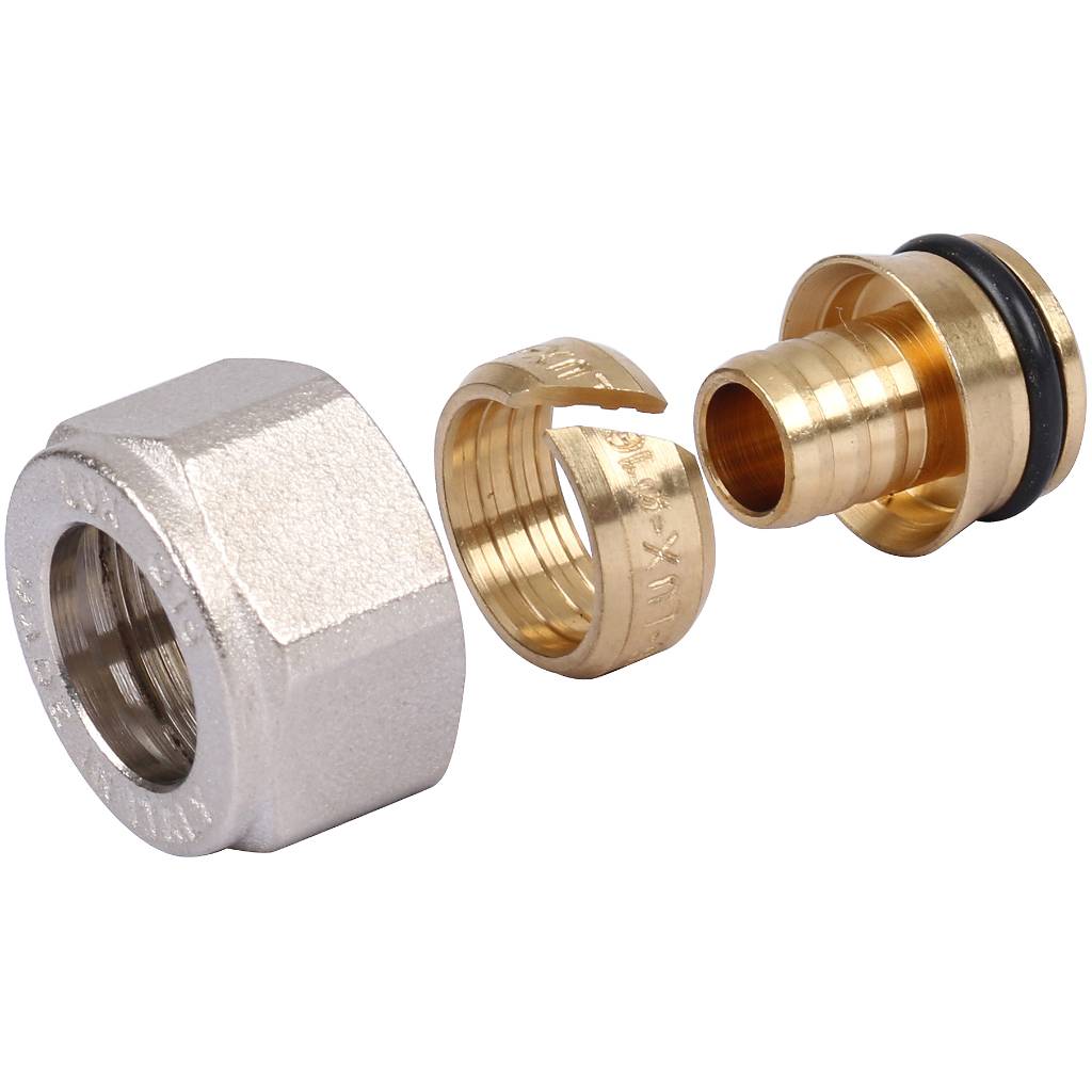 Соединение для пластиковых труб LUXOR TP 95 16мм х 2,2 (резьба 24x19)