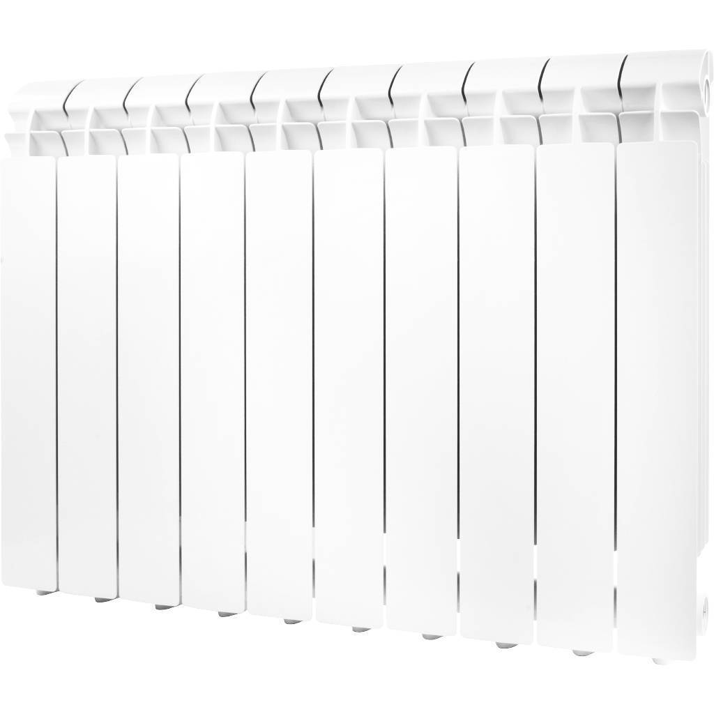 Радиатор алюминиевый Global VOX- R 500 10 секций боковое подключение (белый RAL 9010), VX05001010