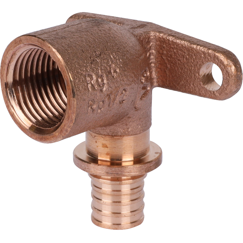 Угольник настенный РЕХАУ RAUTITAN с внутр. резьбой 16-Rp 1/2 RX+ для труб из сшитого полиэтилена аксиальный, 14563581001