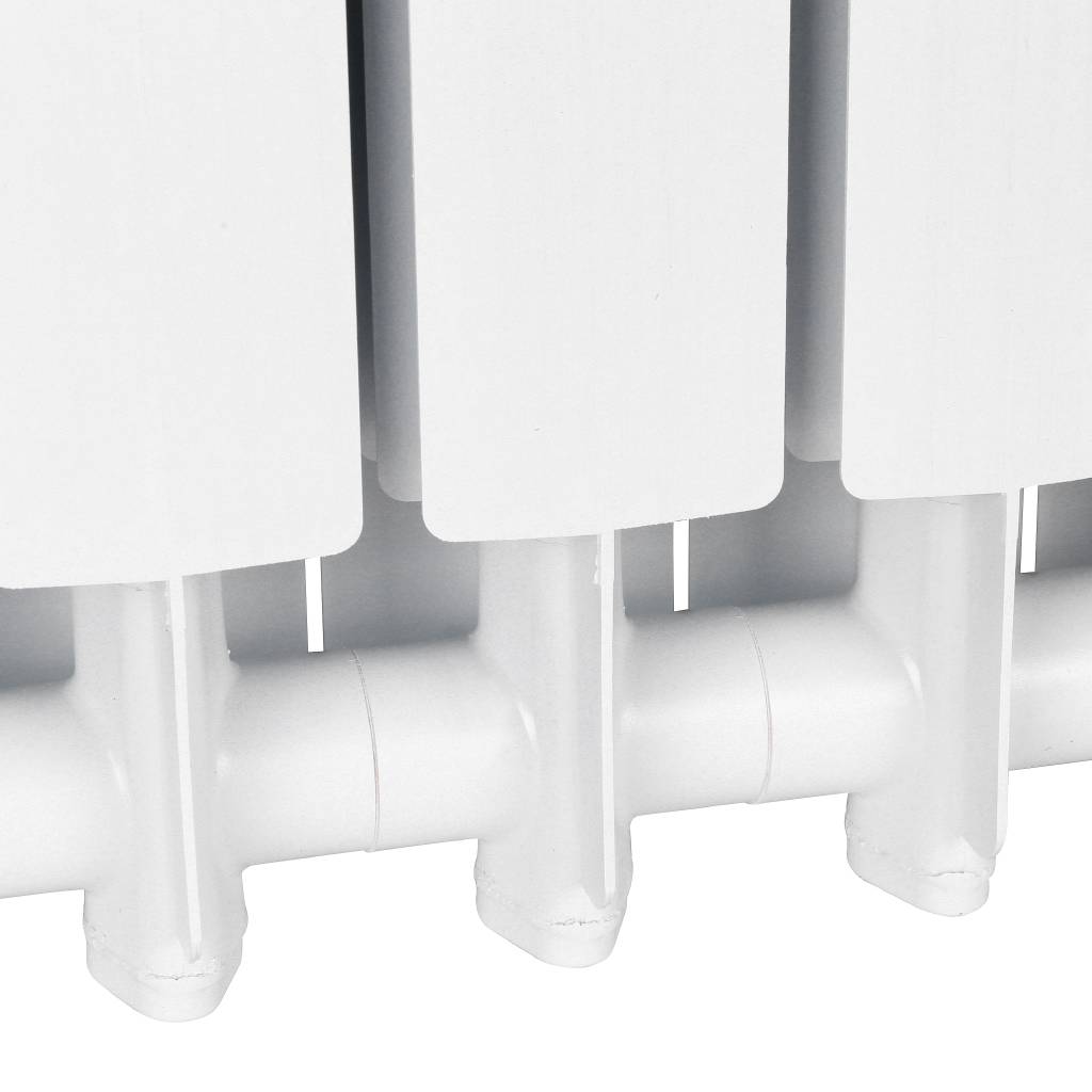 Радиатор алюминиевый Global VOX- R 500 11 секций боковое подключение (белый RAL 9010), VX05001011