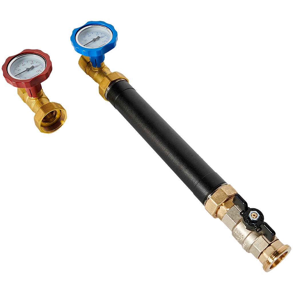 Насосная группа ROMMER с прямым контуром 1  без насоса RDG-0001-012501