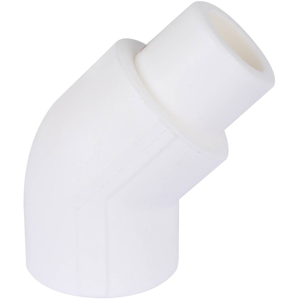 Угольник 45* Kalde d=25 вн\нар (цвет белый), 3212-elt-250045