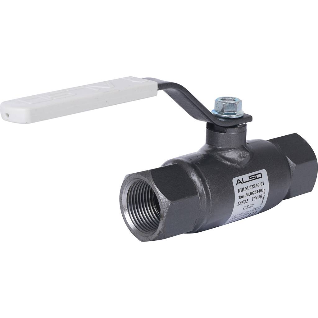 Кран шаровой ALSO КШМ Ду 25 Ру 4,0 МПа из Ст.20