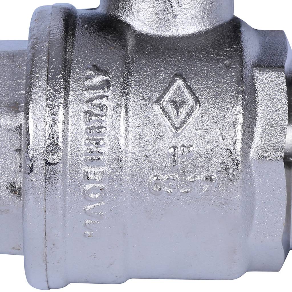 Кран шаровой BUGATTI Oregon (ручка-рычаг алюминий) нар-нар резьба 1, 03250028