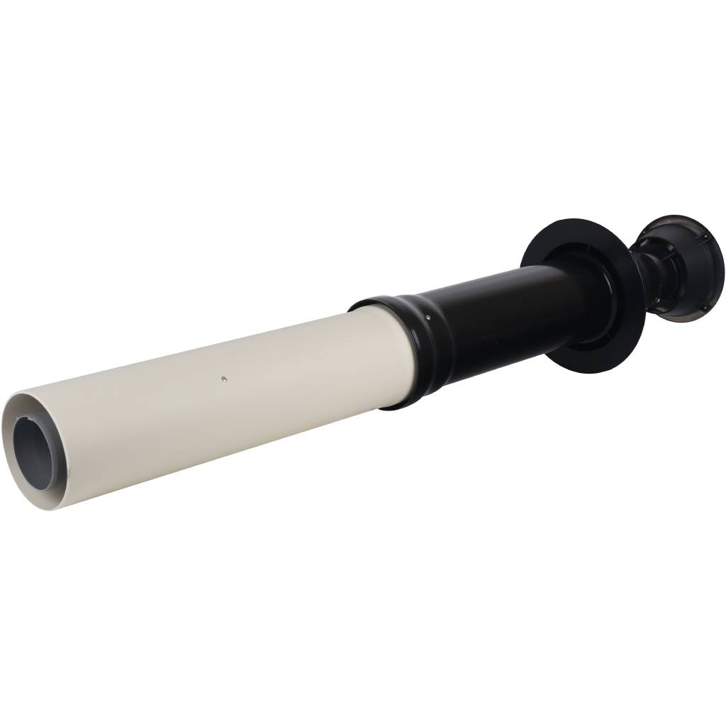 Вертикальный наконечник Baxi для коаксиальной трубы полипропиленовый, диам. 80/125 мм, HT