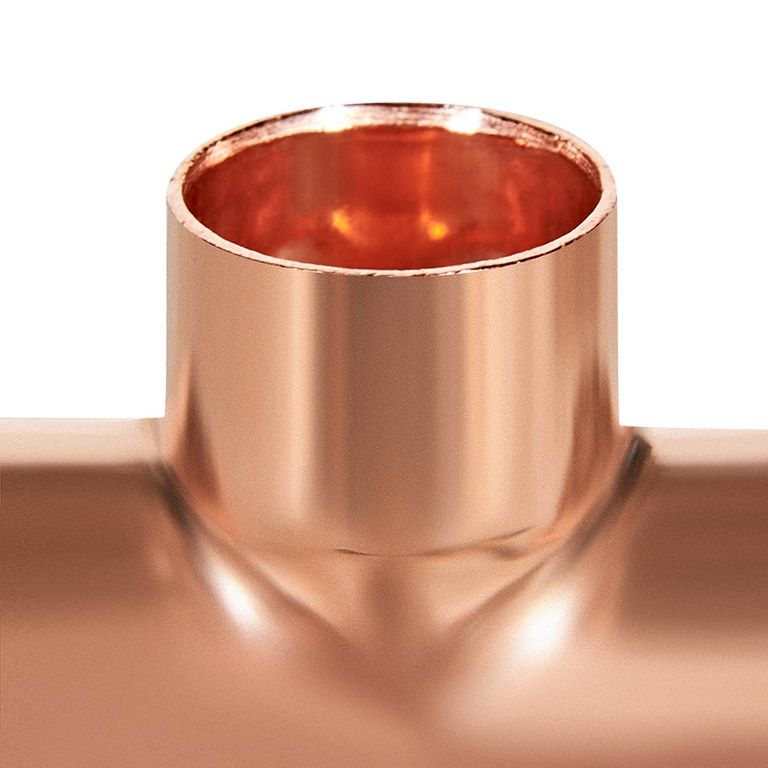 Тройник JINTIAN ВП 28x15x28 из меди под пайку JT-15130281528