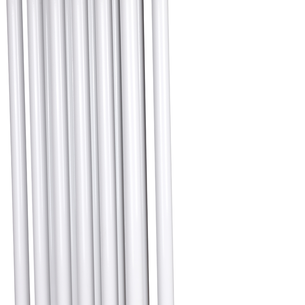 2-х трубчатый радиатор стальной ROMMER RST 2175/06 секций нижнее правое подключение RAL9016, RST-217506-020