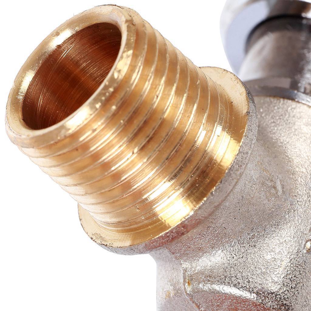 Кран шаровой STOUT с накидной гайкой угловой, НР/накидная гайка, ручка бабочка 1/2x1/2, SVB-0010-000015