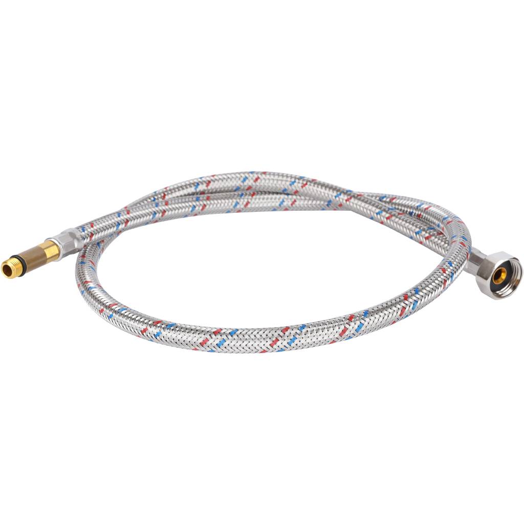 Гибкая подводка для воды STOUT M 10 (35мм) х ВР 1/2, длина 1000 мм, SHF-0049-351015