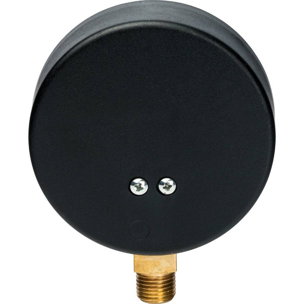 Термоманометр радиальный STOUT в комплекте с автоматическим запорным клапаном 80 мм