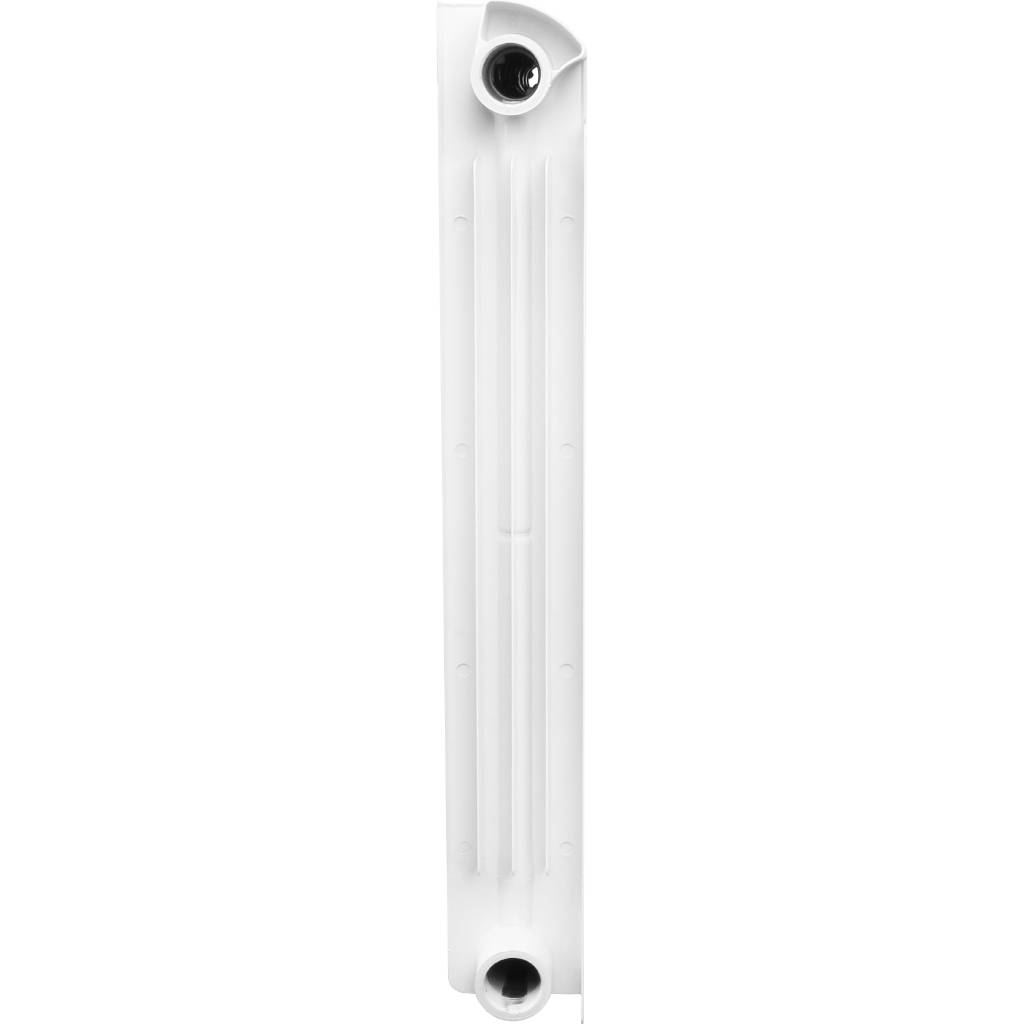 Радиатор биметаллический Global STYLE EXTRA 500 10 секций боковое подключение (белый RAL 9010), STE05001010