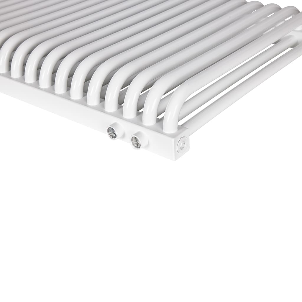 2-х трубчатый радиатор стальной ROMMER RST 2050/22 секции нижнее правое подключение RAL9016, RST-205022-020