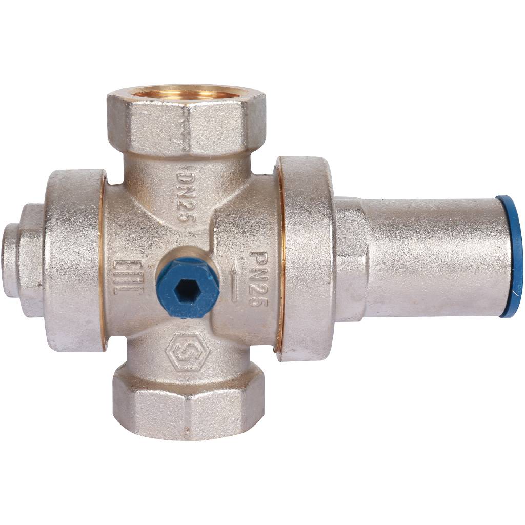 STOUT  Редуктор давления PN25 вн/вн 1  с выходом под манометр, SVS-1008-000025