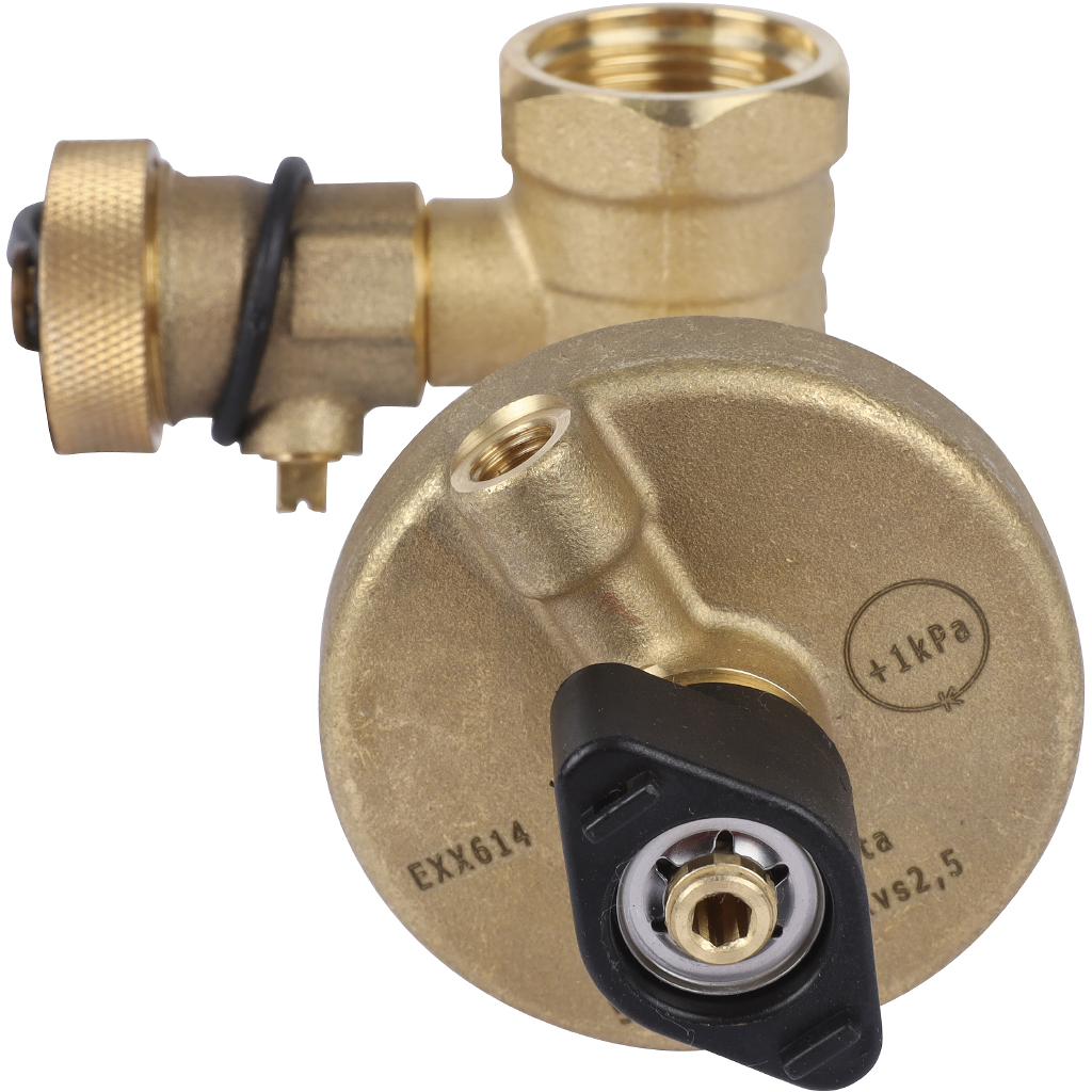 Клапан балансировочный БРОЕН DP DN 020 PN 25 автоматический в комплекте с импульсной трубкой и дренажным краном, 588056