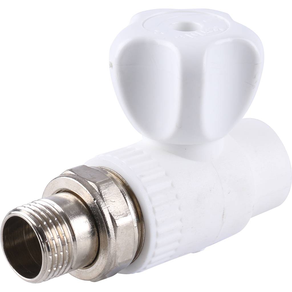 Кран шаровой разборный Kalde прямой с накидной гайкой 20х1/2, 3242-vlr-200b00