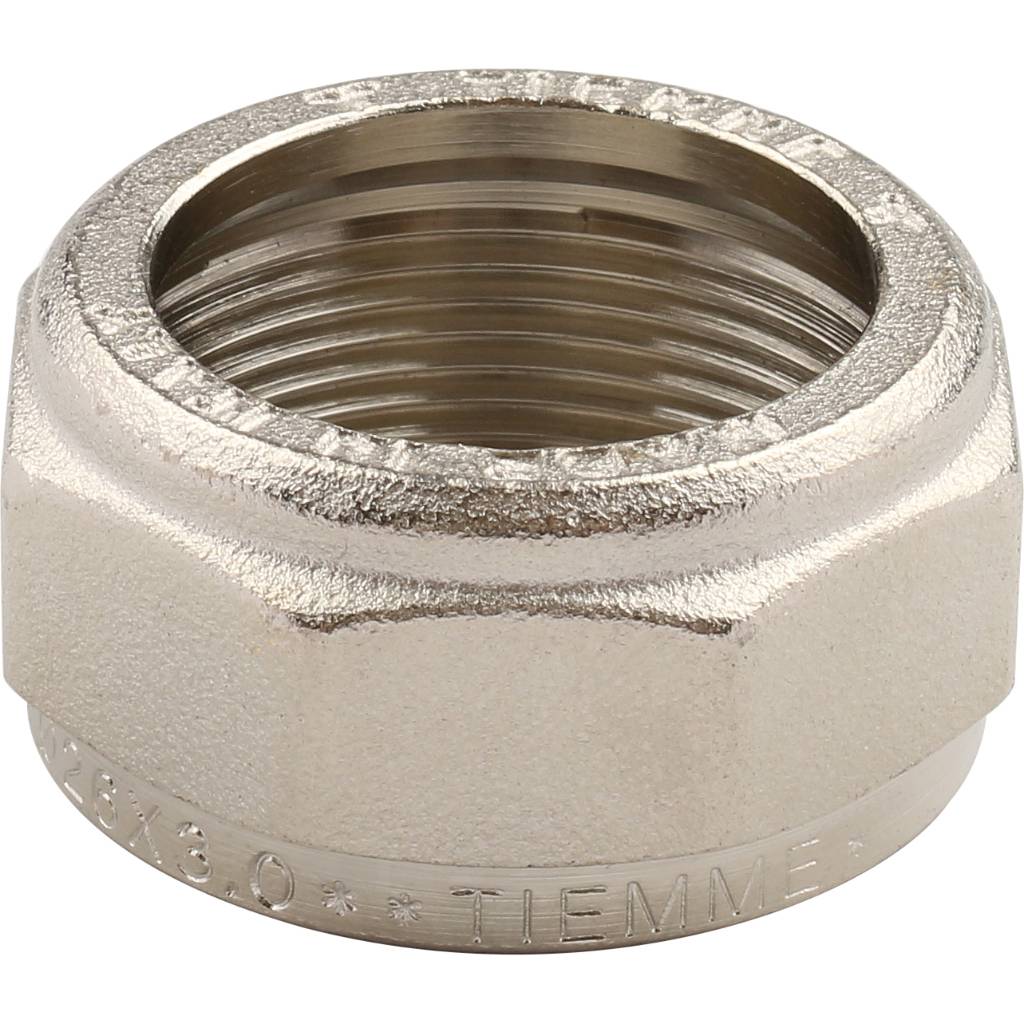Муфта TIEMME с внутренней резьбой (26х3.0х1) для металлопластиковых труб винтовой, 1600029