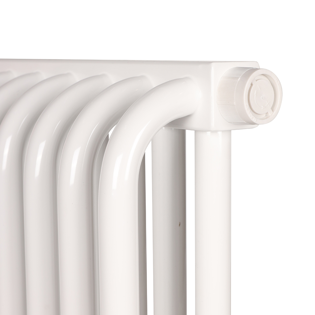 2-х трубчатый радиатор стальной ROMMER RST 2030/16 секций нижнее правое подключение RAL9016