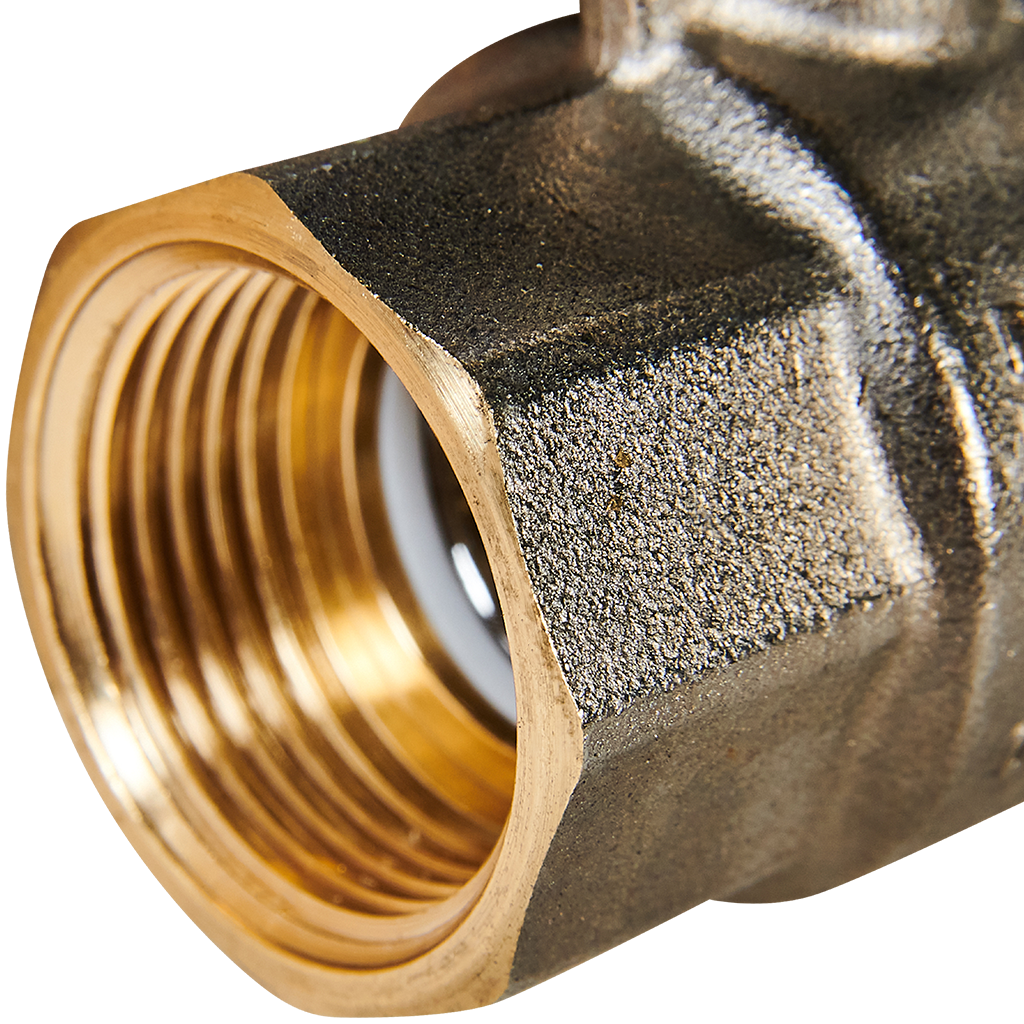 Кран шаровой полнопроходной STOUT ВР/ВР ручка бабочка 3/4