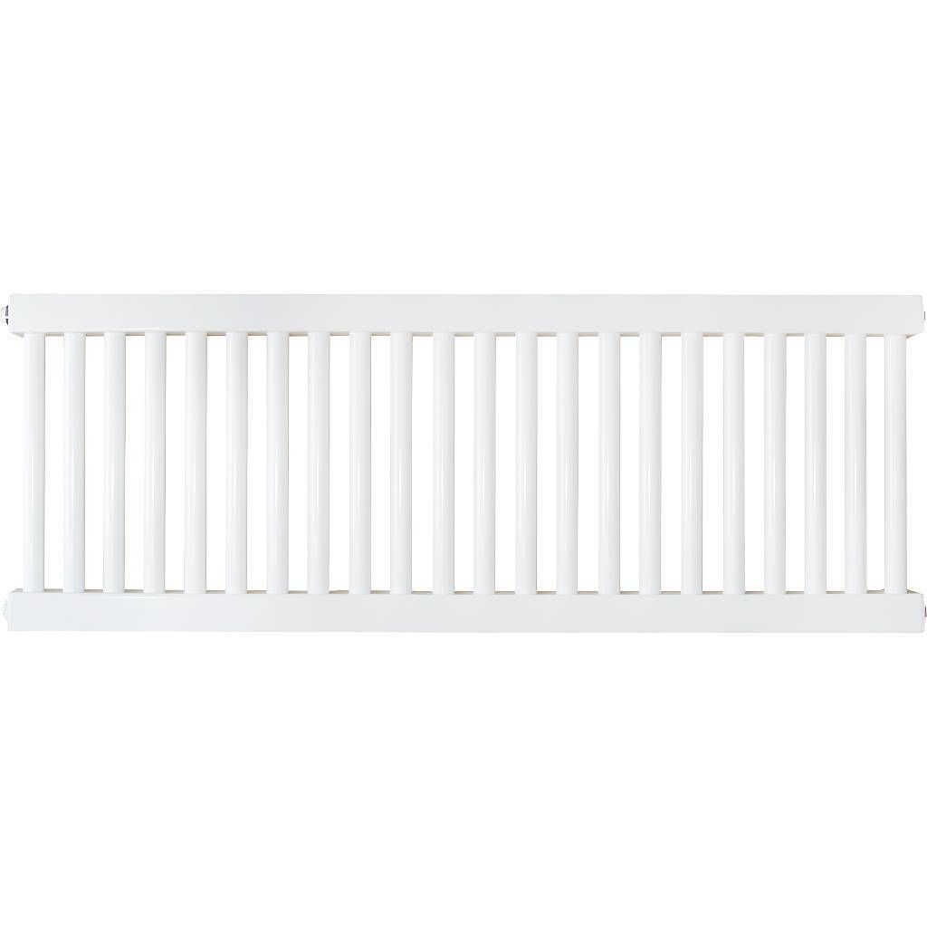 КЗТО РС 1-500-22 1/2 Радиатор стальной трубчатый RAL9016 (кронштейн в комплекте 4 шт.), РС15002212