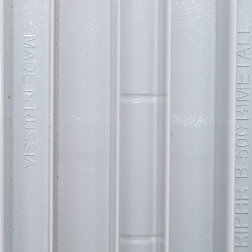 Радиатор биметаллический RIFAR BASE VENTIL 500 BVR 6 секций нижнее правое подключение (белый RAL 9016), 1RB50.VR-6