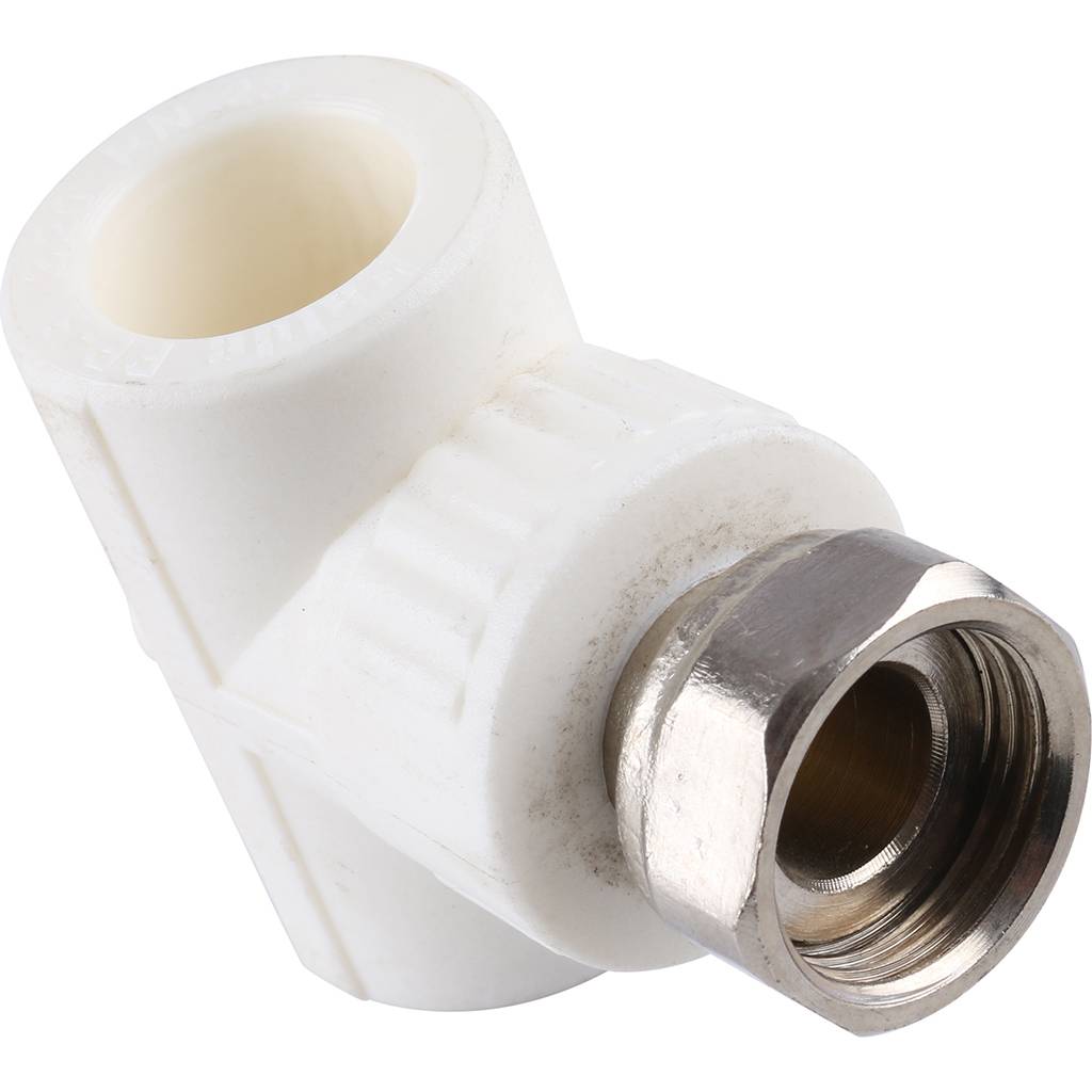 Тройник Kalde комбинированный с накидной гайкой 20х1/2, 3222-tut-200b00