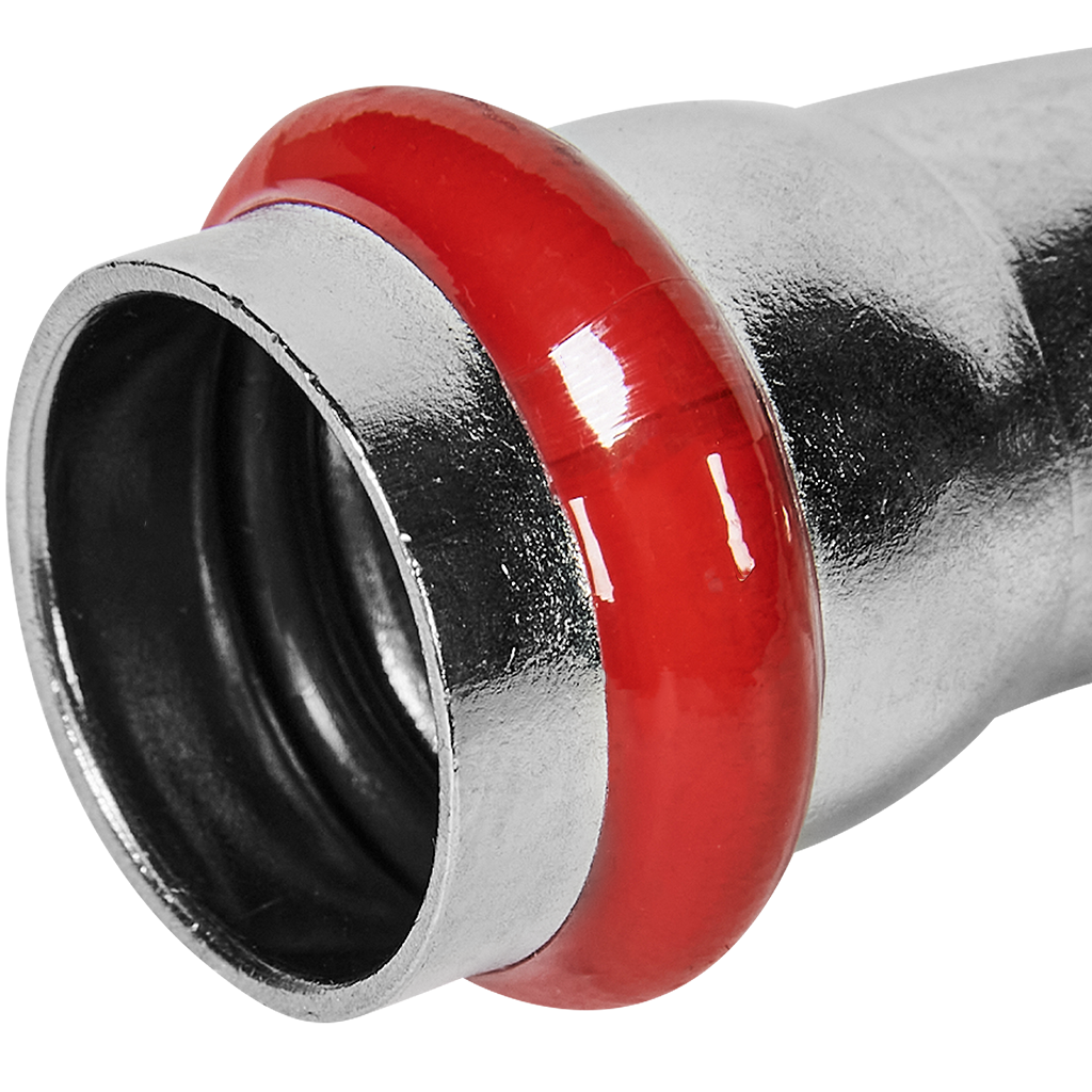 Угольник ROMMER однораструбный 45°-НПр, 22, из нержавеющей стали прессовой