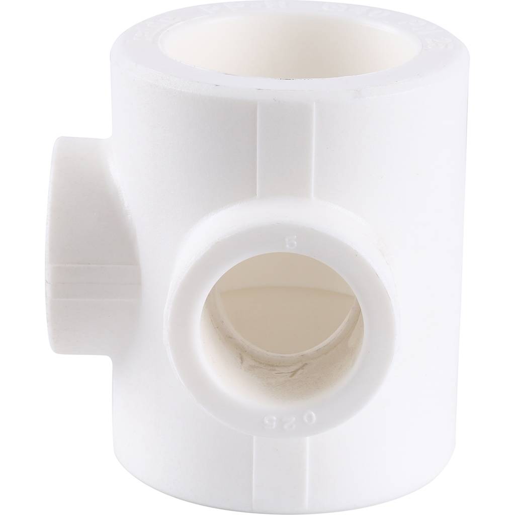 Крестовина переходная Kalde 40*25 для полипропиленовых труб под сварку (цвет белый), 3212-cdl-402500