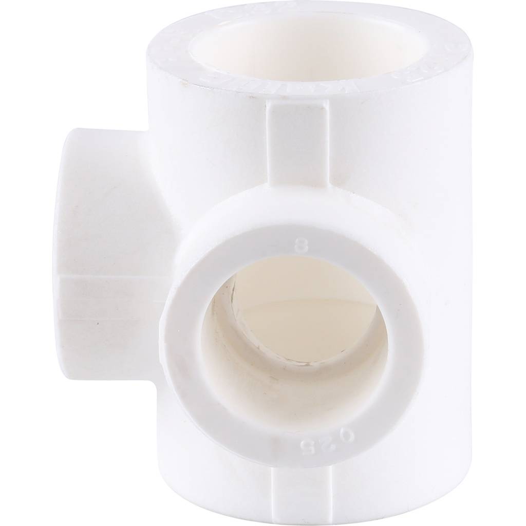 Крестовина переходная Kalde 32*25 для полипропиленовых труб под сварку (цвет белый), 3212-cdl-322500