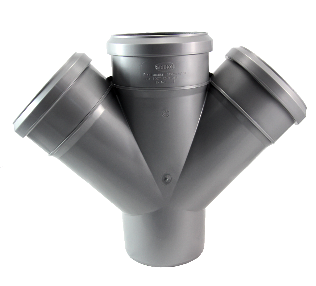 Sinikon 506016.R СТАНДАРТ 506016.R Крестовина одноплоскостная ПП D 110/110/110*45°