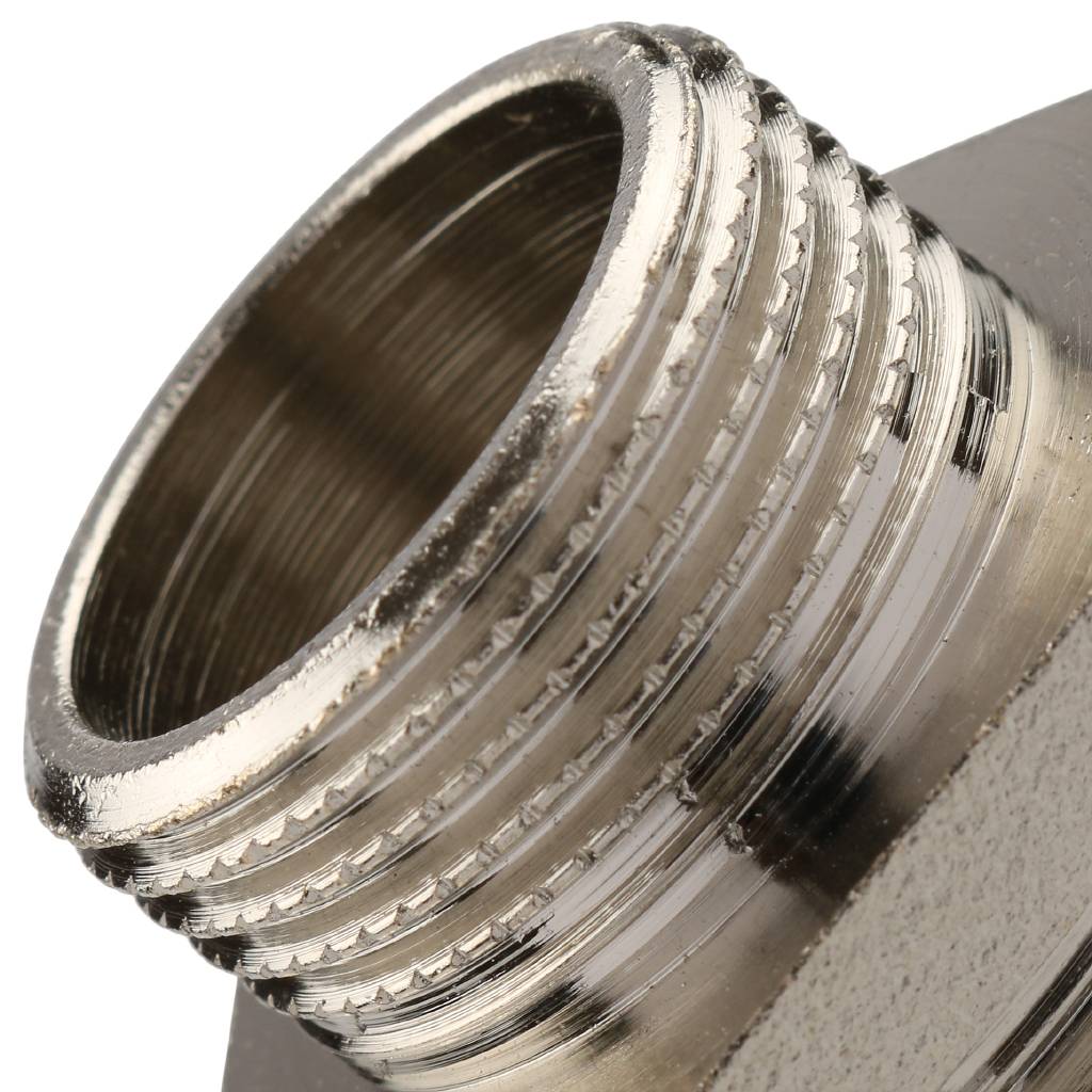 Ниппель HH TIEMME никелированный 1 1/4х1 для стальных труб резьбовой, 1500318