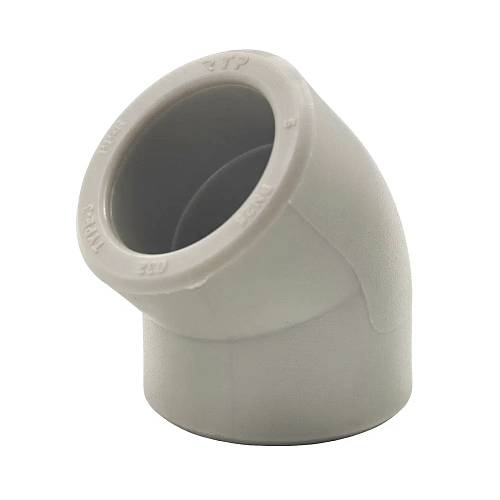 Угольник PPR  32х45, PN25 серый, РТП