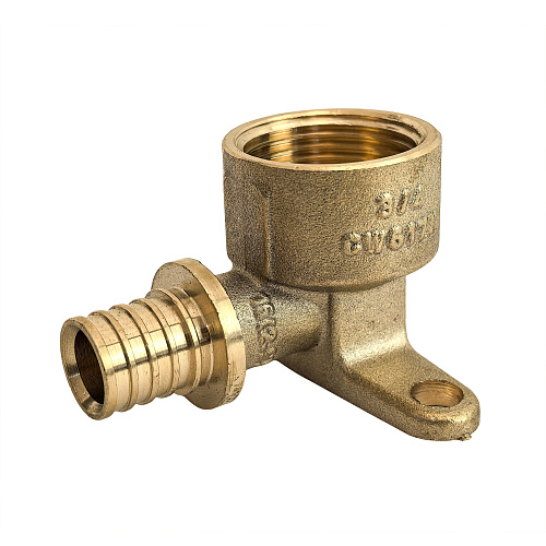 Водорозетка аксиальная, латунь, внутренняя резьба,16х3/4, желтый, RTP