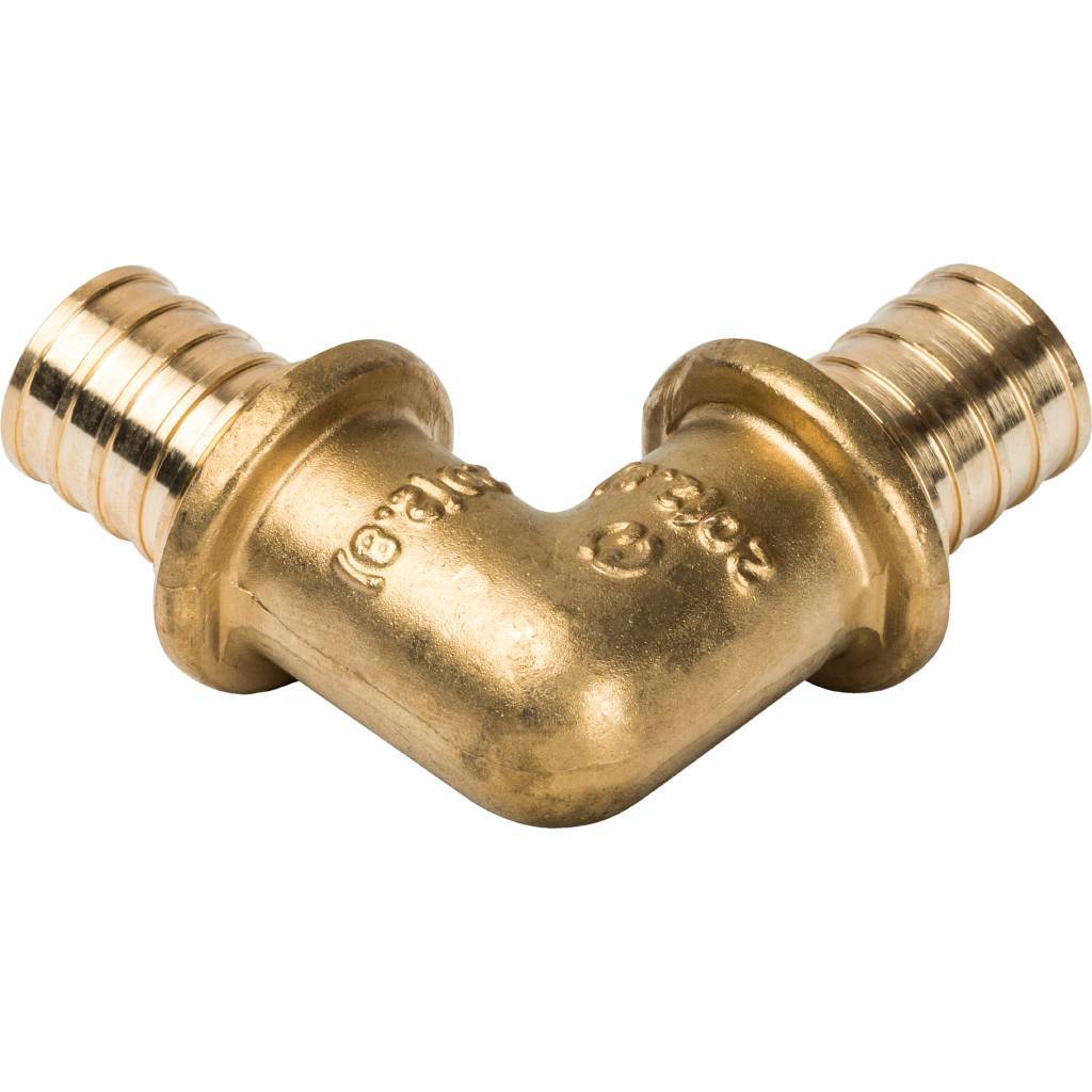 Угольник STOUT 90° 20 для труб из сшитого полиэтилена аксиальный, SFA-0007-000020