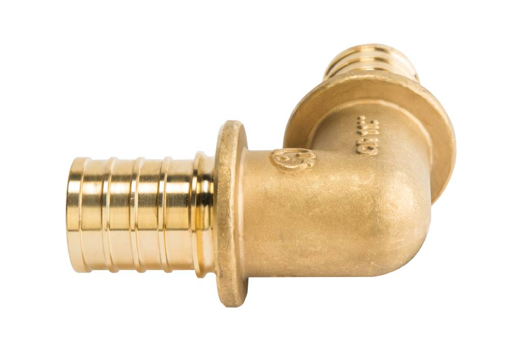 Угольник STOUT 90° 20 для труб из сшитого полиэтилена аксиальный