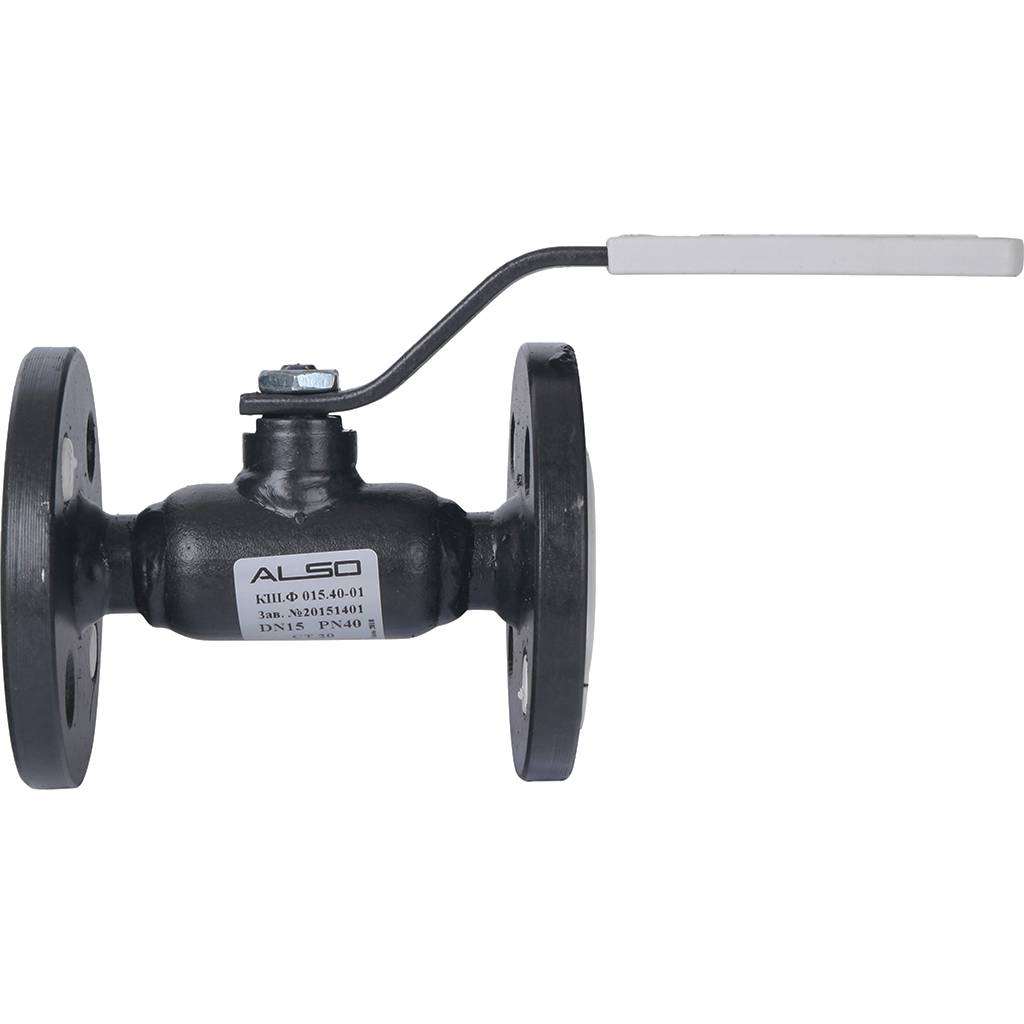 Кран шаровой ALSO КШФ Ду15 Ру 4,0 МПа из Ст.20, КШ.Ф.015.40-01
