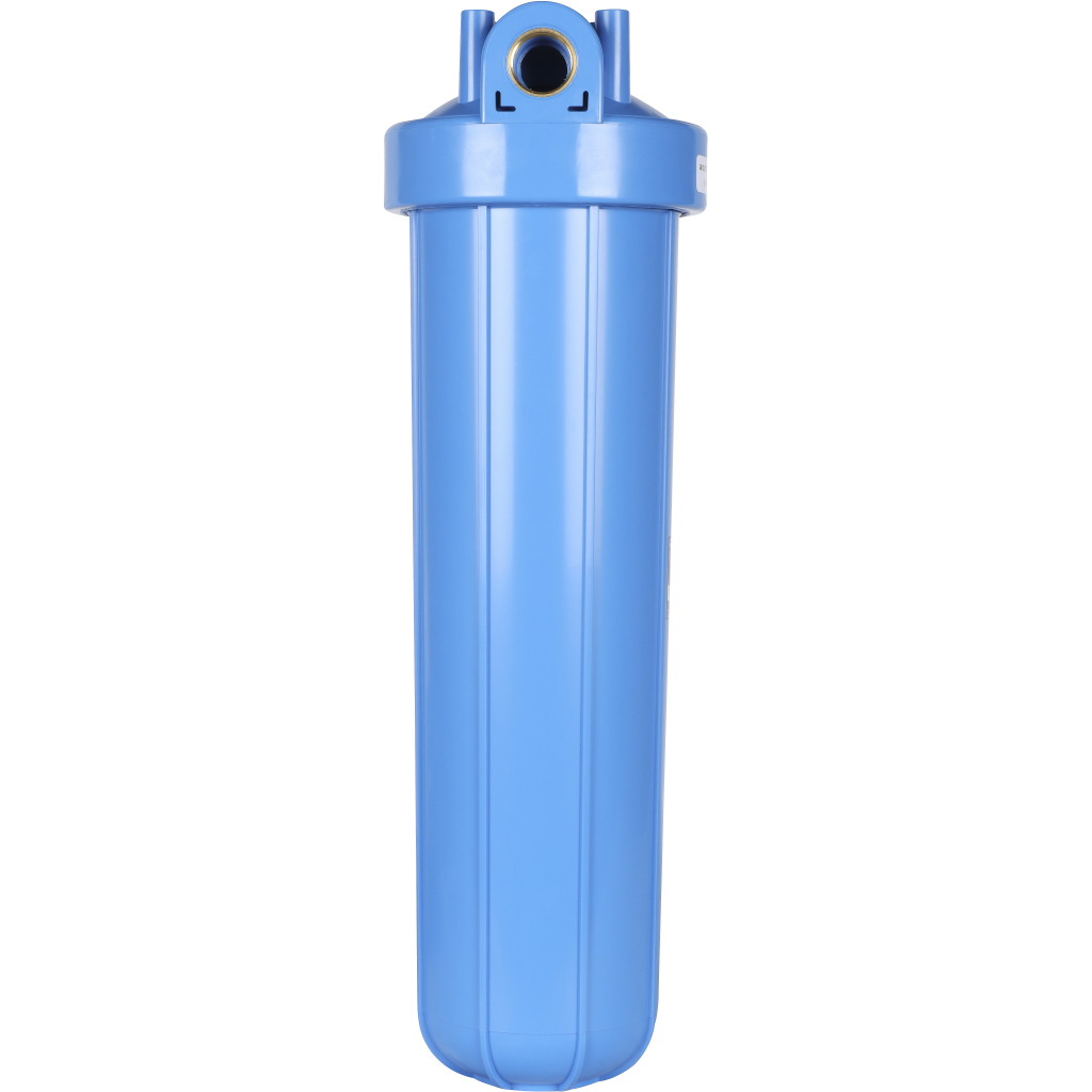 Корпус 20ВВ AquaFilter AQM вход 1 фильтр в сборе (колба, ключ, кронштейн, манометр) без картриджа, FH20B1-B-WB